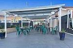 BBQ and Sitting Area at Buccaneer Motel Long Jetty NSW